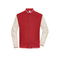 Felpa College- Unisex rosso / XXS - personalizzabile con logo