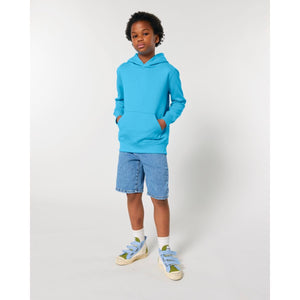 Felpa Con Cappuccio Bambino Iconic Mini Cruiser 2.0 azzurro / 9-11/134-146cm - personalizzabile con logo