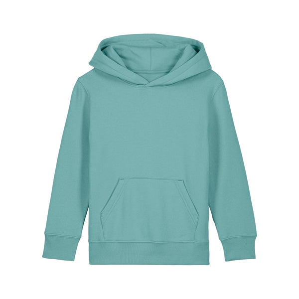Felpa Con Cappuccio Bambino Iconic Mini Cruiser 2.0 teal monstera / 9-11/134-146cm - personalizzabile con logo