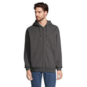 Felpa  Con Cappuccio Carter Antracite Melange / XXS - personalizzabile con logo