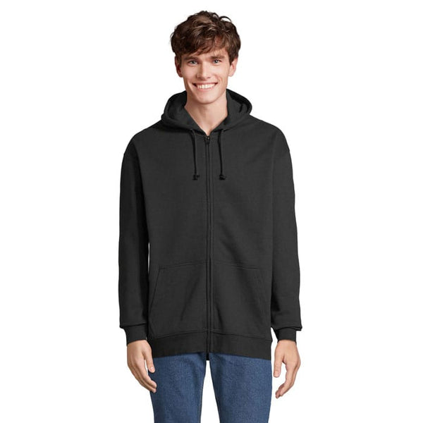 Felpa  Con Cappuccio Carter Nero / XXS - personalizzabile con logo