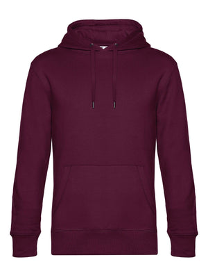 Felpa con cappuccio style bordeaux / XS - personalizzabile con logo