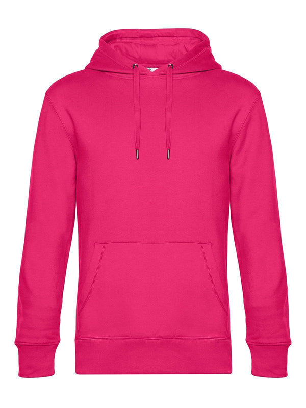 Felpa con cappuccio style fucsia / XS - personalizzabile con logo