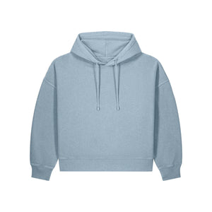 Felpa Con Cappuccio Donna Garment Dyed Stella Nora Vintage grigio / XS - personalizzabile con logo