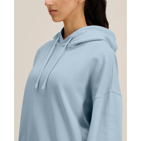 Felpa Con Cappuccio Donna Garment Dyed Stella Nora Vintage - personalizzabile con logo