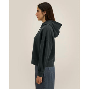Felpa Con Cappuccio Donna Garment Dyed Stella Nora Vintage - personalizzabile con logo