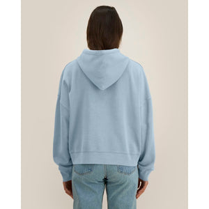 Felpa Con Cappuccio Donna Garment Dyed Stella Nora Vintage - personalizzabile con logo