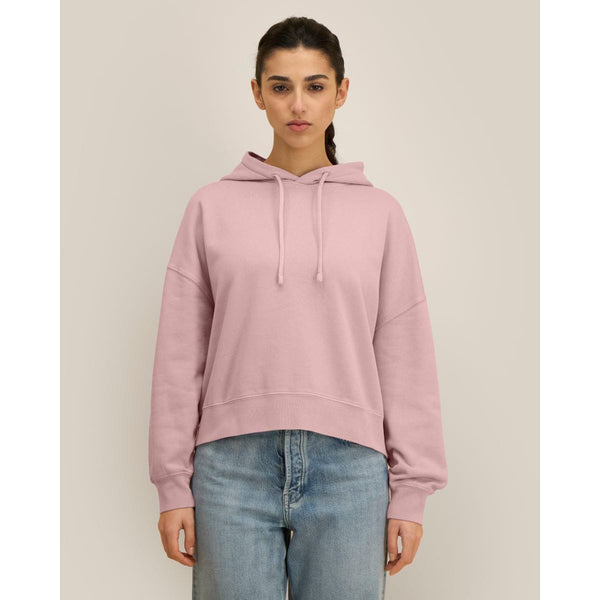 Felpa Con Cappuccio Donna Garment Dyed Stella Nora Vintage - personalizzabile con logo