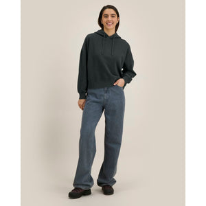 Felpa Con Cappuccio Donna Garment Dyed Stella Nora Vintage - personalizzabile con logo