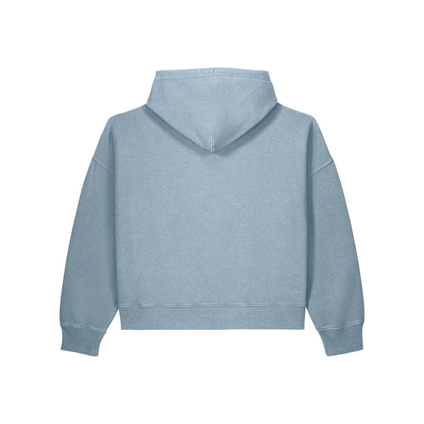 Felpa Con Cappuccio Donna Garment Dyed Stella Nora Vintage - personalizzabile con logo
