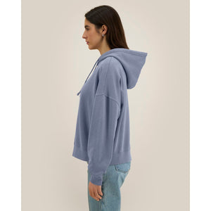 Felpa Con Cappuccio Donna Garment Dyed Stella Nora Vintage - personalizzabile con logo