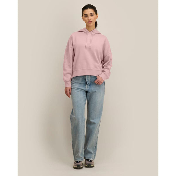 Felpa Con Cappuccio Donna Garment Dyed Stella Nora Vintage - personalizzabile con logo