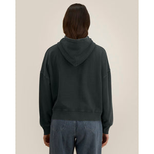 Felpa Con Cappuccio Donna Garment Dyed Stella Nora Vintage - personalizzabile con logo