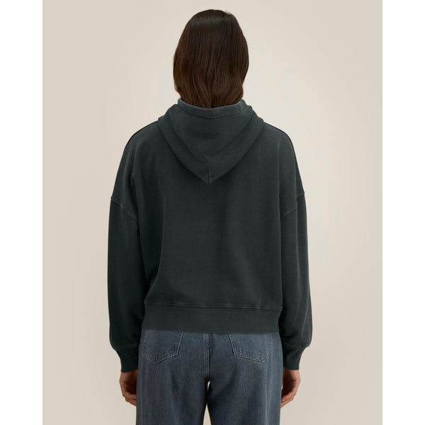 Felpa Con Cappuccio Donna Garment Dyed Stella Nora Vintage - personalizzabile con logo