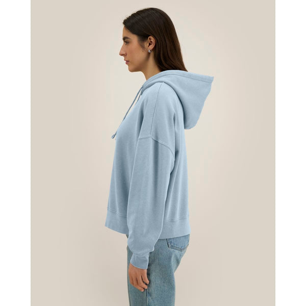 Felpa Con Cappuccio Donna Garment Dyed Stella Nora Vintage - personalizzabile con logo