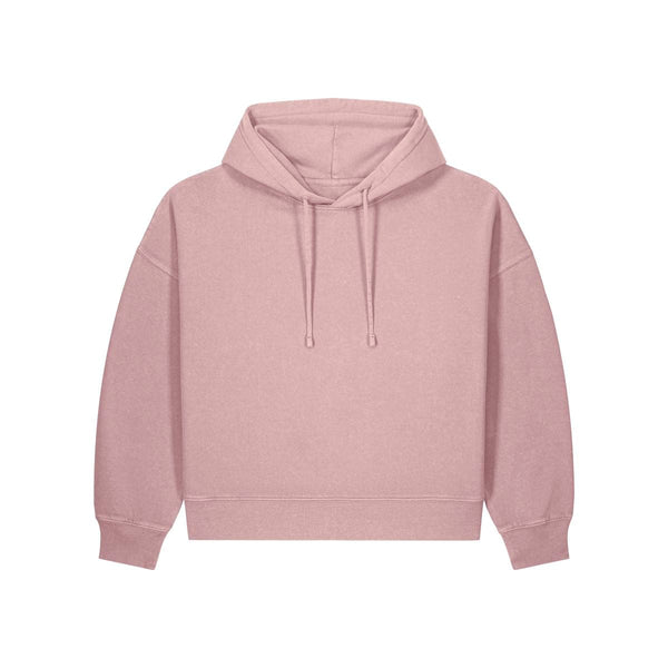 Felpa Con Cappuccio Donna Garment Dyed Stella Nora Vintage rosa / XS - personalizzabile con logo