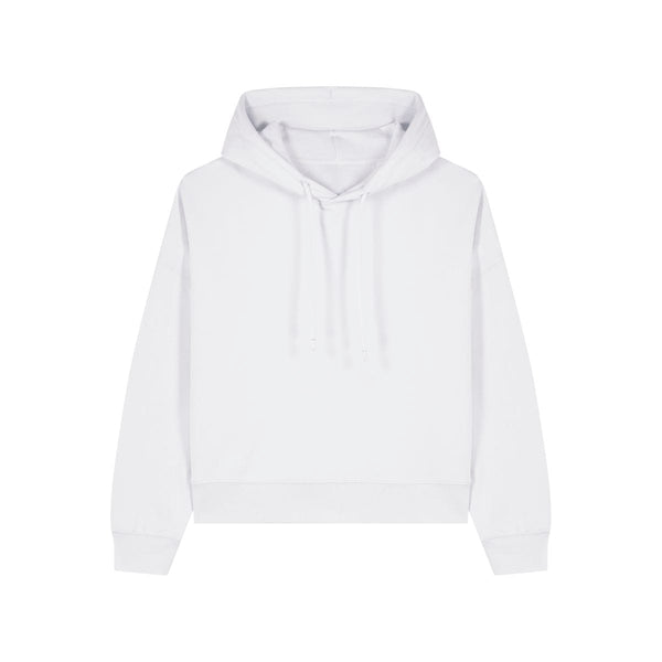 Felpa Con Cappuccio Donna Iconic Stella Nora bianco / XS - personalizzabile con logo