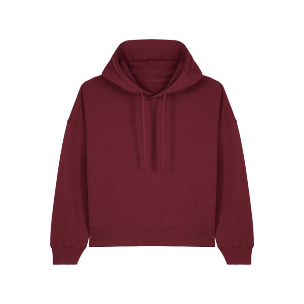 Felpa Con Cappuccio Donna Iconic Stella Nora bordeaux / XS - personalizzabile con logo
