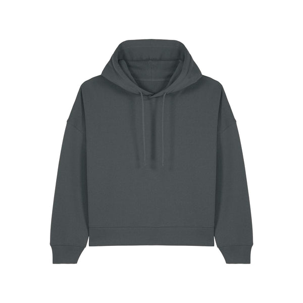 Felpa Con Cappuccio Donna Iconic Stella Nora grigio scuro / XS - personalizzabile con logo
