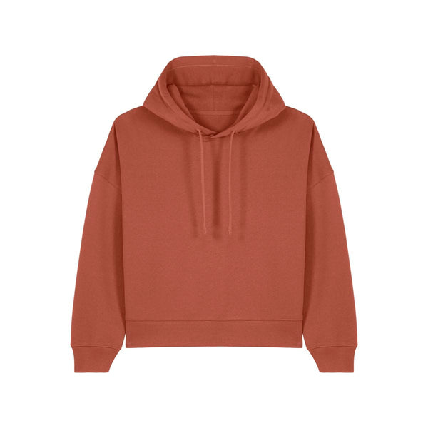 Felpa Con Cappuccio Donna Iconic Stella Nora marrone / XS - personalizzabile con logo