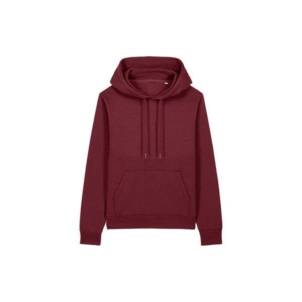 Felpa Con Cappuccio Donna In Cotone Riciclato Stella Gamechanger bordeaux / XS - personalizzabile con logo