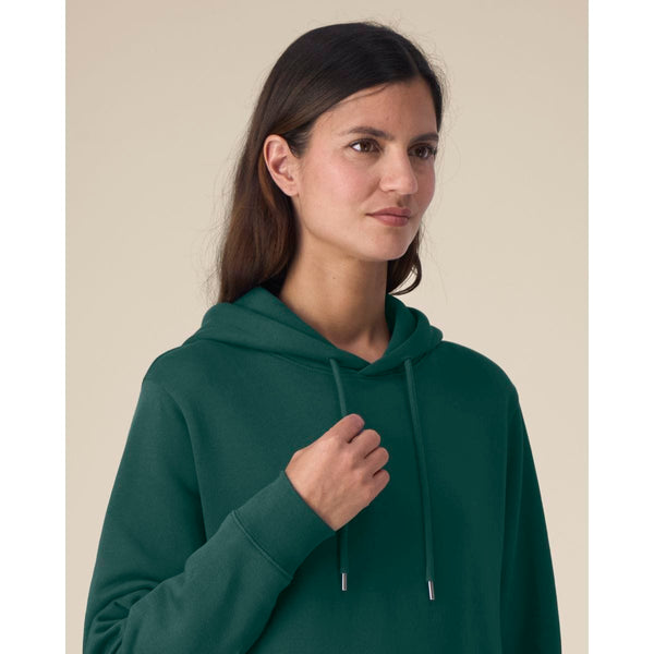 Felpa Con Cappuccio Donna In Cotone Riciclato Stella Gamechanger - personalizzabile con logo