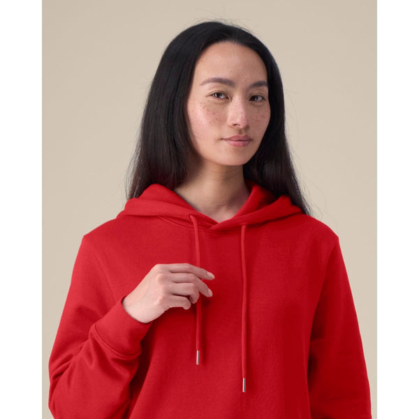 Felpa Con Cappuccio Donna In Cotone Riciclato Stella Gamechanger - personalizzabile con logo