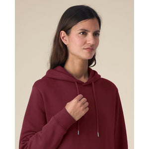 Felpa Con Cappuccio Donna In Cotone Riciclato Stella Gamechanger - personalizzabile con logo