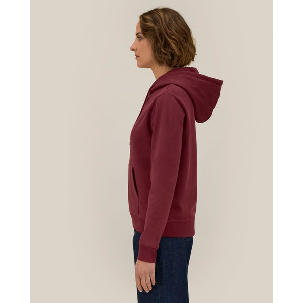 Felpa Con Cappuccio Donna In Cotone Riciclato Stella Gamechanger - personalizzabile con logo