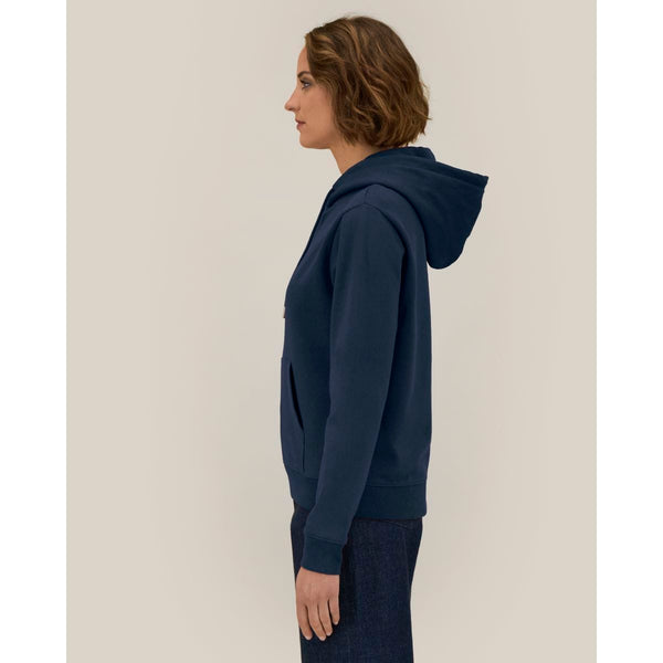 Felpa Con Cappuccio Donna In Cotone Riciclato Stella Gamechanger - personalizzabile con logo