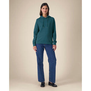 Felpa Con Cappuccio Donna In Cotone Riciclato Stella Gamechanger - personalizzabile con logo
