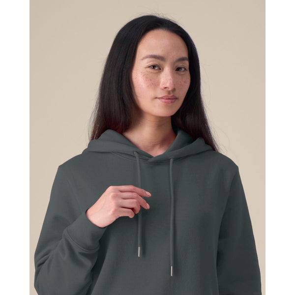 Felpa Con Cappuccio Donna In Cotone Riciclato Stella Gamechanger - personalizzabile con logo