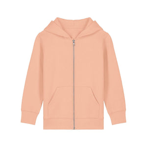Felpa Con Cappuccio E Zip Bambino Iconic Mini Cultivator 2.0 rosa / 9-11/134-146cm - personalizzabile con logo