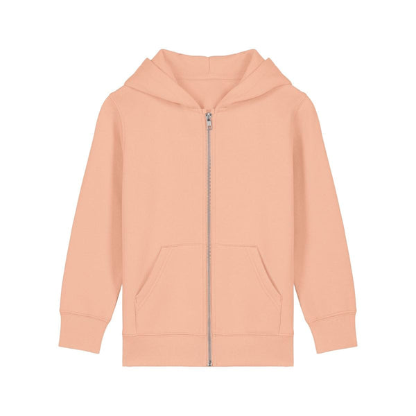 Felpa Con Cappuccio E Zip Bambino Iconic Mini Cultivator 2.0 rosa / 9-11/134-146cm - personalizzabile con logo