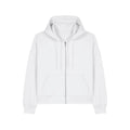 Felpa Con Cappuccio E Zip Donna Iconic Stella Ida bianco / XS - personalizzabile con logo