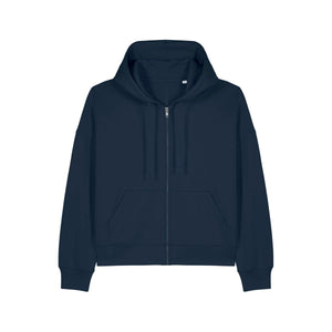 Felpa Con Cappuccio E Zip Donna Iconic Stella Ida blu navy / XS - personalizzabile con logo
