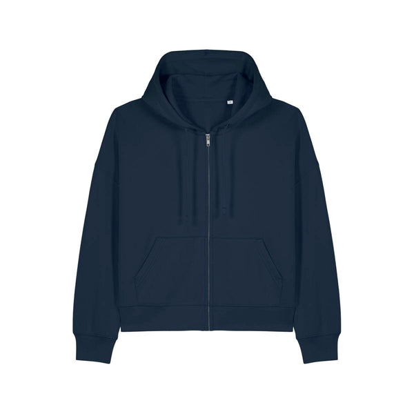 Felpa Con Cappuccio E Zip Donna Iconic Stella Ida blu navy / XS - personalizzabile con logo