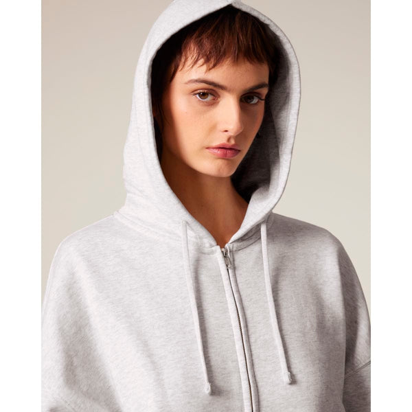 Felpa Con Cappuccio E Zip Donna Iconic Stella Ida - personalizzabile con logo