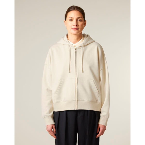 Felpa Con Cappuccio E Zip Donna Iconic Stella Ida - personalizzabile con logo