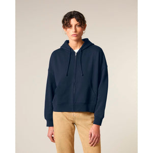 Felpa Con Cappuccio E Zip Donna Iconic Stella Ida - personalizzabile con logo