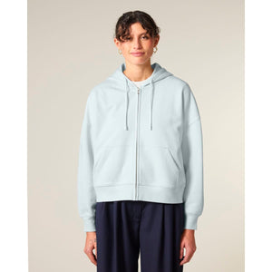 Felpa Con Cappuccio E Zip Donna Iconic Stella Ida - personalizzabile con logo