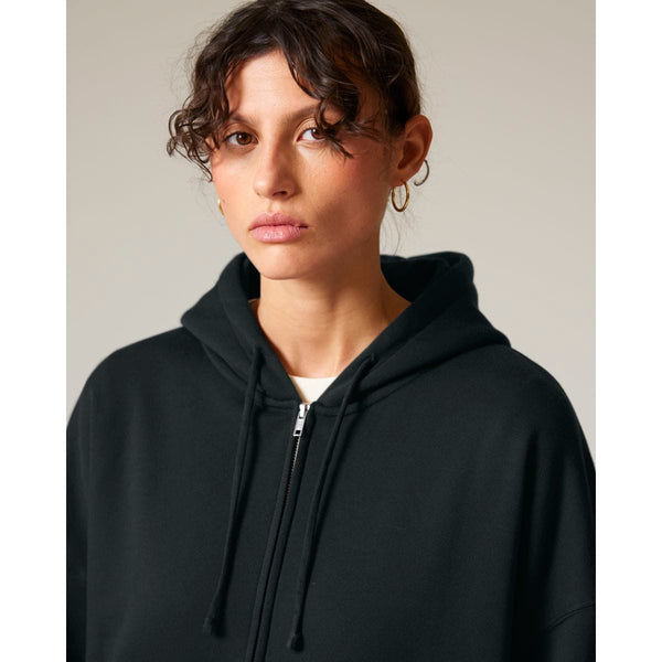Felpa Con Cappuccio E Zip Donna Iconic Stella Ida - personalizzabile con logo
