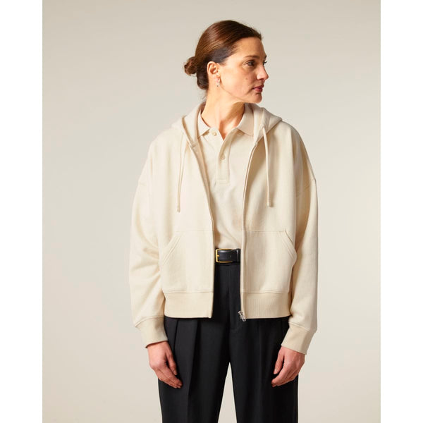 Felpa Con Cappuccio E Zip Donna Iconic Stella Ida - personalizzabile con logo