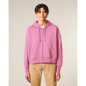 Felpa Con Cappuccio E Zip Donna Iconic Stella Ida - personalizzabile con logo