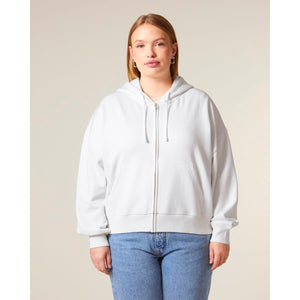 Felpa Con Cappuccio E Zip Donna Iconic Stella Ida - personalizzabile con logo