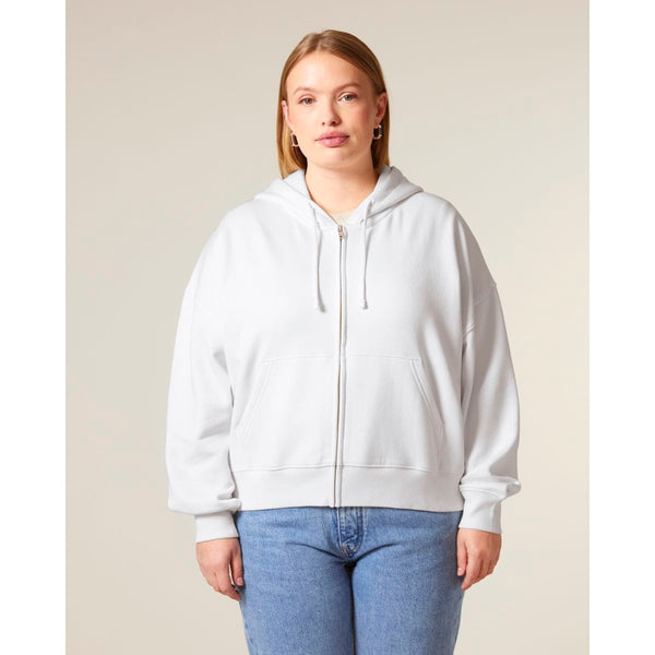 Felpa Con Cappuccio E Zip Donna Iconic Stella Ida - personalizzabile con logo