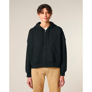 Felpa Con Cappuccio E Zip Donna Iconic Stella Ida - personalizzabile con logo