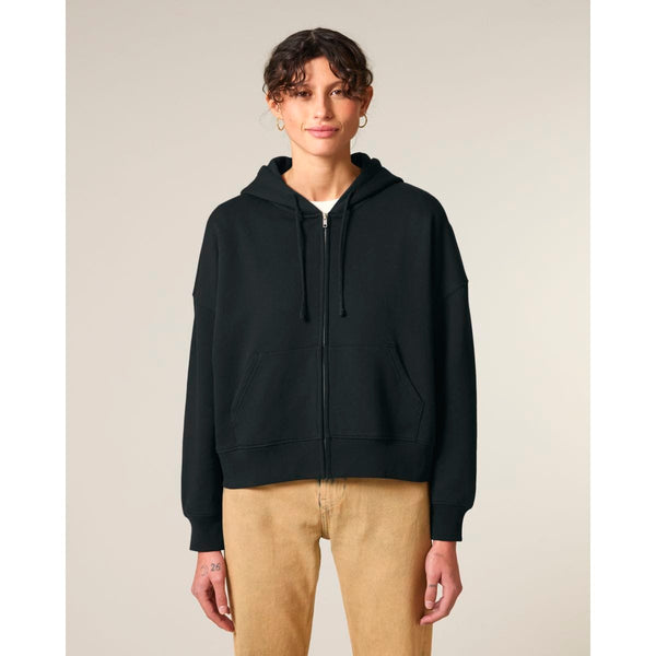 Felpa Con Cappuccio E Zip Donna Iconic Stella Ida - personalizzabile con logo