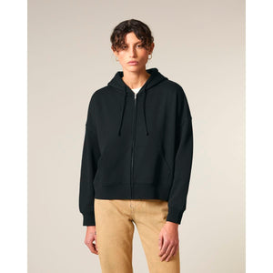 Felpa Con Cappuccio E Zip Donna Iconic Stella Ida - personalizzabile con logo