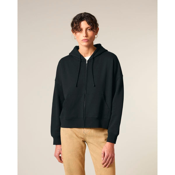 Felpa Con Cappuccio E Zip Donna Iconic Stella Ida - personalizzabile con logo